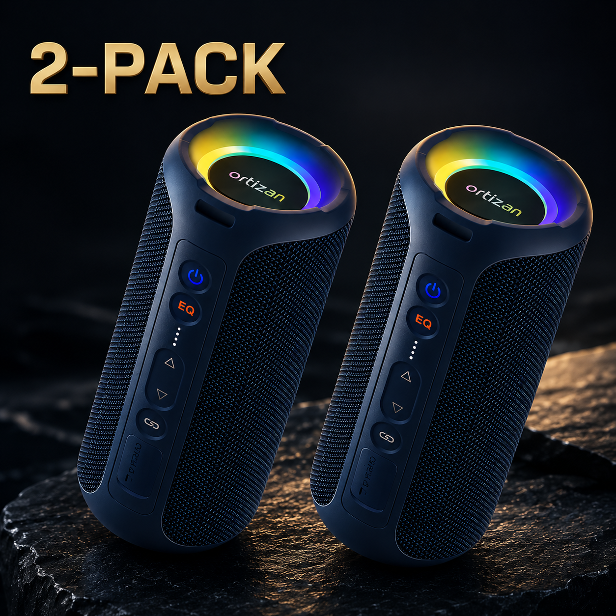 Ortizan 40W Portable Bluetooth Speaker – Deep Bass, IPX7 Waterproof & 30H Playtime