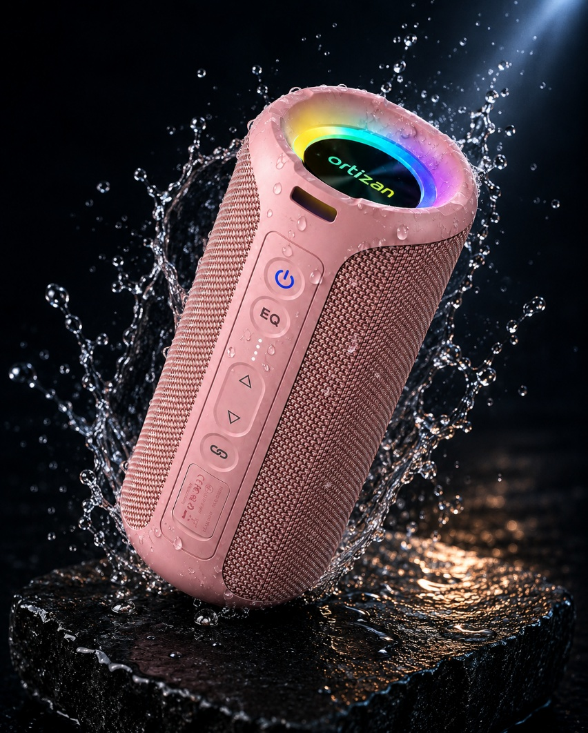 Ortizan 40W Portable Bluetooth Speaker – Deep Bass, IPX7 Waterproof & 30H Playtime