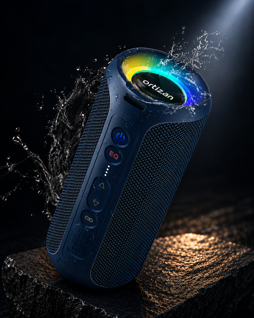 Ortizan 40W Portable Bluetooth Speaker – Deep Bass, IPX7 Waterproof & 30H Playtime