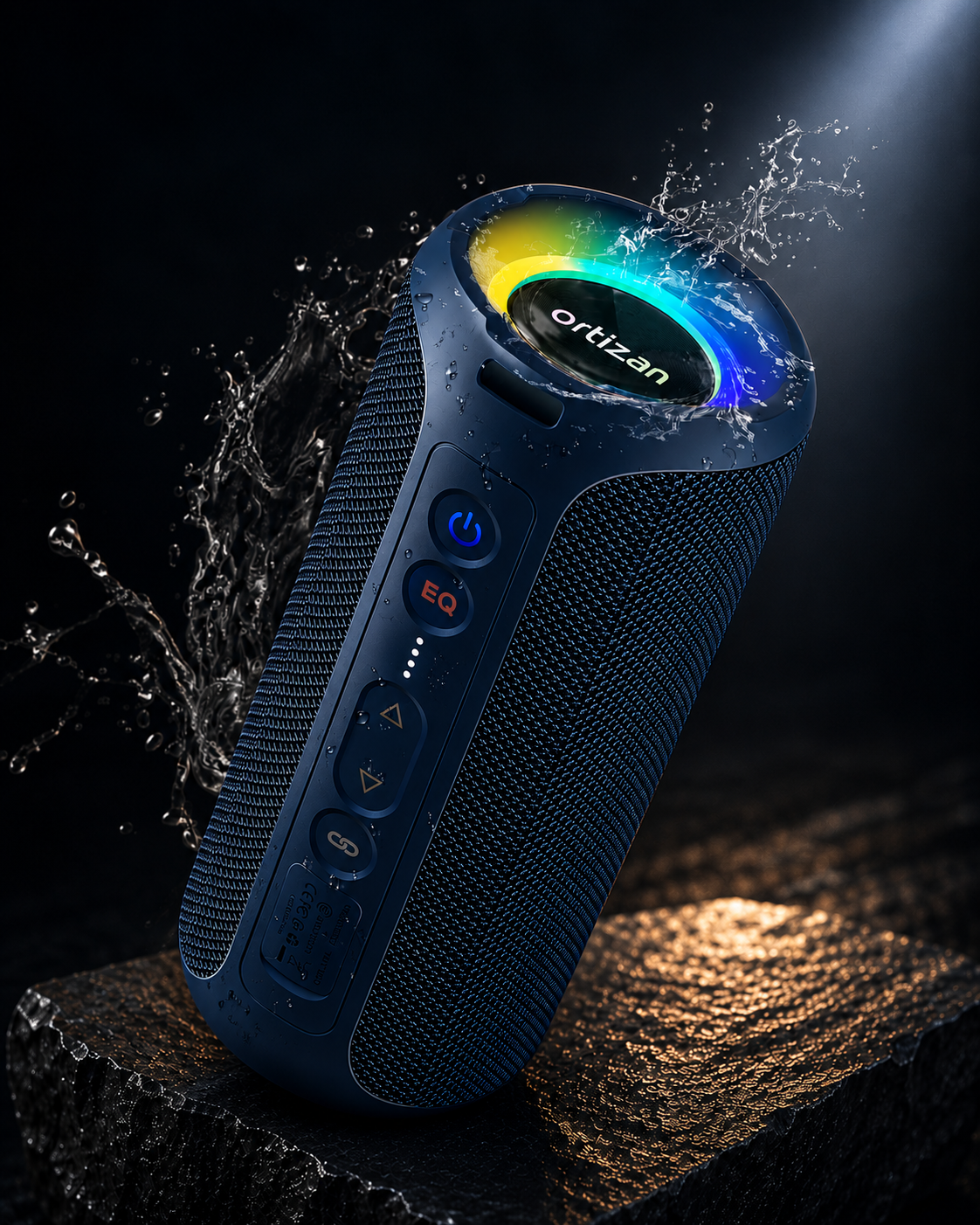 Ortizan 40W Portable Bluetooth Speaker – Deep Bass, IPX7 Waterproof & 30H Playtime